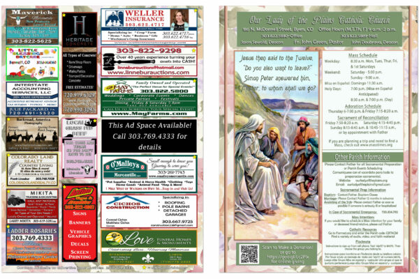 Bulletin Cover August 22 2021 21st sunday ord time